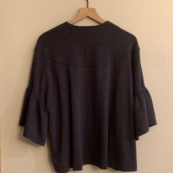 Pebble and Stone Heather Blue Cardigan - Picture 2 of 4